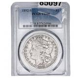 1892-S Morgan Silver Dollar PCGS VG08