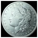 1891-O Silver Morgan Dollar LIGHTLY CIRCULATED
