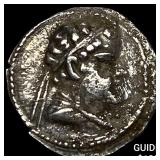 Greco-Bactria Eucratides I 171-145 BC Silver Obol