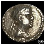 Greco-Bactria Eucratides I 171-145 BC Silver Obol