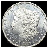 1887 Morgan Silver Dollar UNCIRCULATED