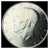 1938 Sweden Silver 2 Kroner UNCIRCULATED