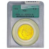 1932 $10 Gold Eagle PCGS MS61