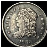 1835 Capped Bust Half Dime NEARLY  UNCIRCULATED