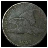 1857 Copper-Nickel Flying Eagle Cent HIGH GRADE
