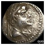 Greco-Bactria Eucratides I 171-145 BC Silver Obol
