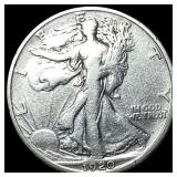 1920-S Silver Walking Liberty Half Dollar  LIGHTL