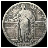 1917-S Type 1 Standing Liberty Quarter NICELY  CI