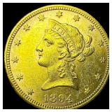 1894-S Gold $10 Liberty Head Eagle UNCIRCULATED