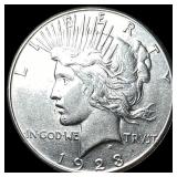 1923-S Silver Peace Dollar CLOSELY UNCIRCULATED