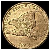 1858 Copper-Nickel Flying Eagle Cent UNCIRCULATED