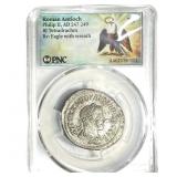 Roman Antioch Philip II 247-249 AD Bi-Tetradrachm