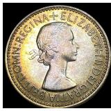 1953 Great Britain Shilling - Elizabeth II NEARLY