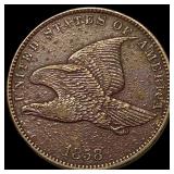 1858 Copper-Nickel Flying Eagle Cent CLOSELY UNCIR