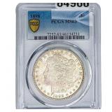 1898 Morgan Silver Dollar PCGS MS63