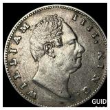 1835 British Raj Silver 1 Rupee UNCIRCULATED