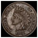1881 Indian Head Cent CLOSELY UNCIRCULATED