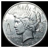 1934 Peace Silver Dollar NICELY CIRCULATED
