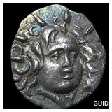 Greece Caria, Rhodes 88-84 BC Silver Hemidrachm