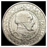 1921 Sweden Silver 2 Kroner UNCIRCULATED