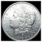 1878 Silver Morgan Dollar CLOSELY UNCIRCULATED