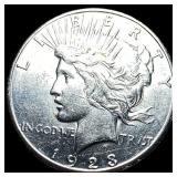 1923 Silver Peace Dollar CLOSELY UNCIRCULATED