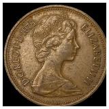 1978 Great Britain Bronze 2 New Pence NEARLY UNCIR