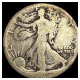 1916 Obv. Walking Liberty Half Dollar NICELY CIRCU