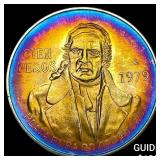 1978 Mexico Silver 100 Pesos Monster Toned UNCIRCU