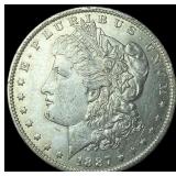1887-O Silver Morgan Dollar CHOICE AU