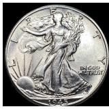 1945-S Silver Walking Liberty Half Dollar CHOICE B