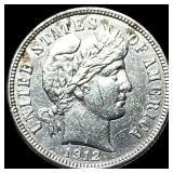 1912-D Silver Barber Dime CLOSELY UNCIRCULATED