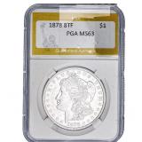 1878 8TF Morgan Silver Dollar PGA MS63