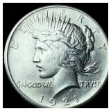 1921 Silver Peace Dollar CHOICE AU
