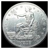 1875-S Silver Trade Dollar CLOSELY UNCIRCULATED