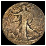 1921-S Silver Walking Liberty Half Dollar NICELY C