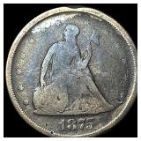 1875-S Silver Twenty Cents NICELY CIRCULATED