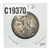 1921-D Walking Liberty Half Dollar