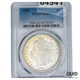 1880 Morgan Silver Dollar PCGS MS62