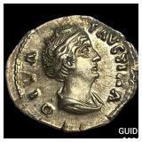 Roman Empire Faustina I, Posthumus Silver Denariu