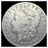 1887-O Silver Morgan Dollar LIGHTLY CIRCULATED