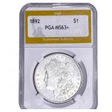1832 Morgan Silver Dollar PGA MS63+