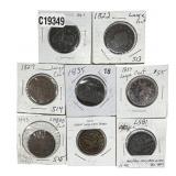 [8 Coins] 1803-1857 United States Large Cent Lot