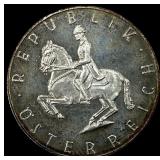 Austria Silver 5 Schillings CLOSELY UNCIRCULATED