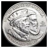 1924 Silver Huguenot-Walloon Half Dollar UNCIRCULA