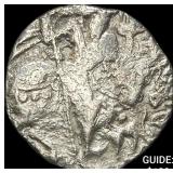 700-1000 AD India Rajput SIlver Jital NEARLY UNCIR
