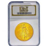 1924 $20 Gold Double Eagle NGC MS64