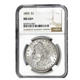 1893 Morgan Silver Dollar NGC MS64+