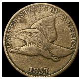 1857 Flying Eagle Cent LIGHTLY CIRCULATED