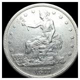 1877-S Silver Trade Dollar CLOSELY UNCIRCULATED